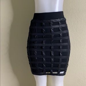 Netted Black Skirt